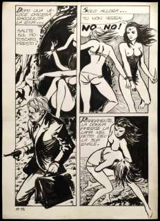 Milo Manara - Genius # 15 - Planche originale - EO - (1970) | Catawiki