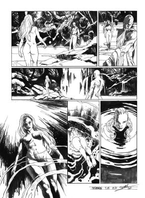 Secher Valentin | Planche originale 27 signée de Méta-Baron T.05 | Galerie Napoléon