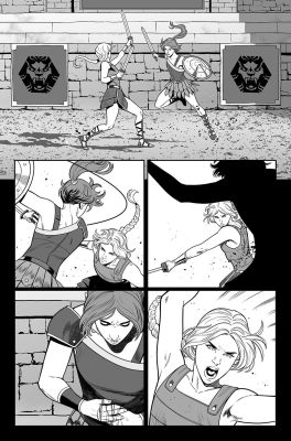 Daniel Sampere | Wonder Woman #31 Page 12 | Black Diamond