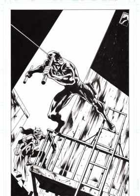 Paul Davidson – Giant size Daredevil 1p20 – Splash – Elektra