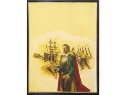 James Elliott Bama, Oil on Board Paperback Cover | Weiss Auctions