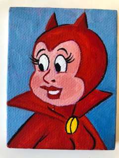 Geppo - Sandro Dossi - original oil "Fiammetta" 