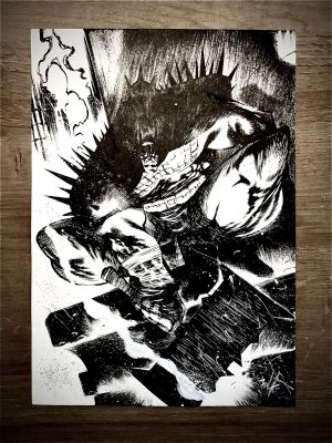 Absolute Batman – Pin-Up (A4 size) Javier H. Guerrero | Black Diamond
