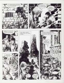 Vance (Van Cutsem, William 1935-2018) | "Bob Morane - Les géants de Mû", encre de chine pour la… | Stanley’s Auction