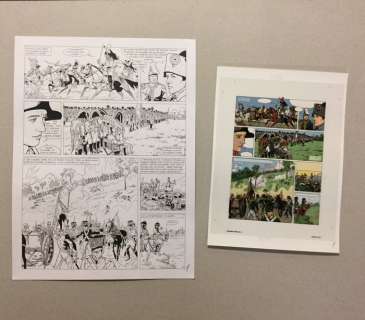 Jeronaton (Torton, Jean) - Planche originale (p.10) - Napoléon Bonaparte Tome 4 + mise en couleurs - (2015) | Catawiki