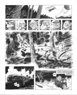 Larcenet. Planche originale Bill Baroud | BDEnchères