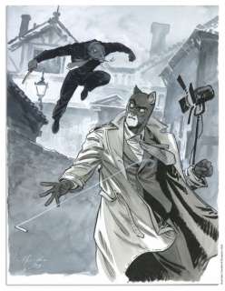 GUARNIDO - Lot 146 - JUANJO GUARNIDO BLACKSAD Dargaud Illustration originale...