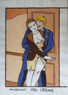 Varenne, Alex - Dessin original en couleur | Catawiki
