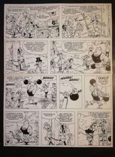 Remacle, Marcel - Planche originale (p.2A + p.2B) - Le vieux Nick et Barbe Noire T.23 - Barbe Noire, Hercule & Cie - (1981) | Catawiki