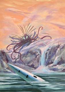 Roy Krenkel (American, 1918-1983) | War of the Worlds | Shasta/Phoenix