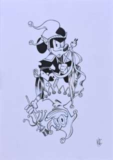 Keramidas, Nicolas (... | 30. KERAMIDAS, NICOLAS (né en 1972) Mickey. Crayon... | Coutau Bégarie