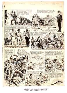 Lion/Badges of the Brave: 2 original artworks by Joe Colquhoun (1964)… | Comic Book Auctions ltd