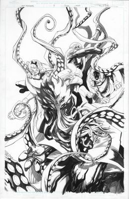 The New Avengers #4 Cover Art, Gerardo Sandoval Copy | Comix Art Studio