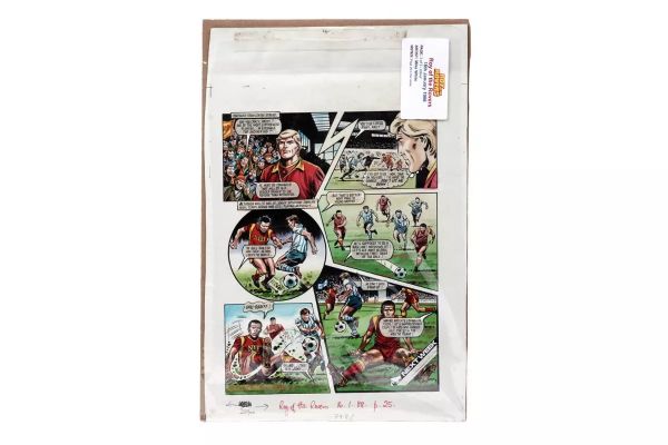 Lot 246 - Original artwork strip for Roy Of The Rovers | misc / divers