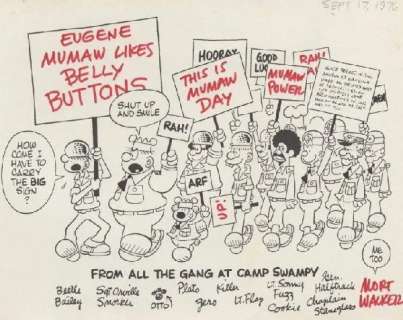 46: 16 artist letters plus two drawings original comic 