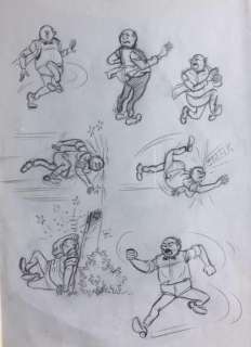 Suske en Wiske -  Originele studietekeningen Lambik - (1990) | Catawiki