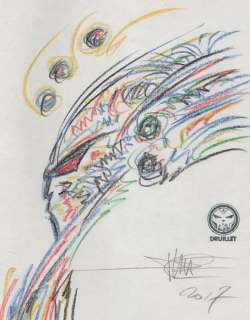 Druillet, Philippe  - Dessin original en couleur - La Nuit - EO (1976) | Catawiki