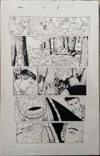 Mark Morales, Steve McNiven | Steve McNiven Marvel Knights: Four nº5 pag.19 | Taj Mahal Cómics