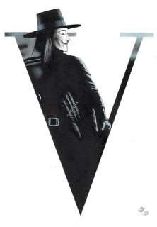 V for Vendetta - Original Drawing - Diego Septiembre - EO | Catawiki