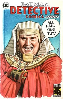 Detective Comics #1000 King Tut Sketch Cover by Thomas Key | Raremarq (Buy It Now)