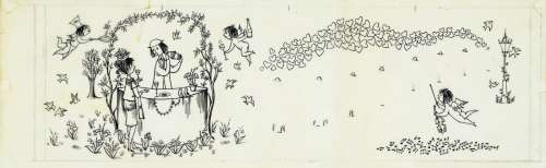 Lot 118 - Peynet Raymond - "The shaker Lovers", 1968