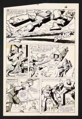 Don Perlin | Transformers #28 (1987) Page 12 Pencils By Don Perlin | ComicArtFans Classifieds
