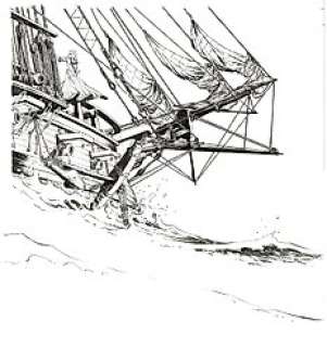 Bonnet, Franck - Couverture originale Ã  l‘encre de Chine - Les Pirates de Barataria T.1 - Nouvelle Orléans - (2009) 