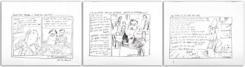 Michael Paraskevas Figural Comic Strips Pencil, 3 | misc / divers