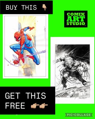 Paco Medina, Partha Pratim | Buy One Get One Free Spider-Man And Weapon X | ComicArtFans Classifieds