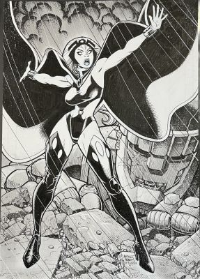 Arthur Adams | Storm By Arthur Adams 10X14 Commission | ComicArtFans Classifieds