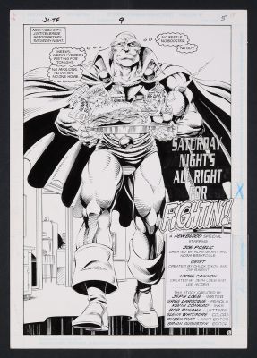 Greg Larocque, Kevin Conrad | Justice League Task Force #9 (1994) Page 5 Pencils By Greg Larocque, Inks By Kevin Conrad | ComicArtFans Classifieds