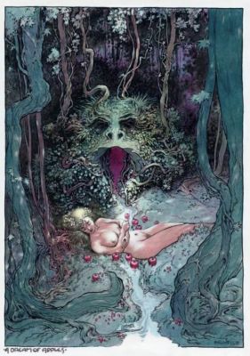 Charles Vess | Charles Vess - a Dream of Apples | ComicArtFans Classifieds