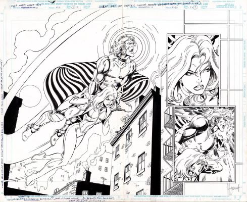 Tom Grummett, Al Milgrom | Grummett, Tom - Generation X #16 P.02 & 03 - $1,250! | ComicArtFans Classifieds