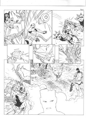 Andres Ponce | Clone Wars Page 02 | ComicArtFans Classifieds