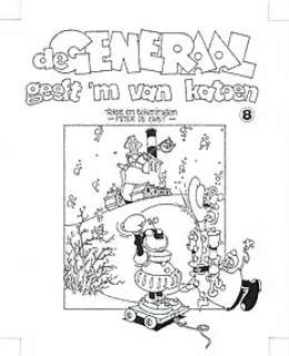 de Smet, Peter - Originele cover - De Generaal 8 - De Generaal geeft ’m van katoen - (1981) | Catawiki