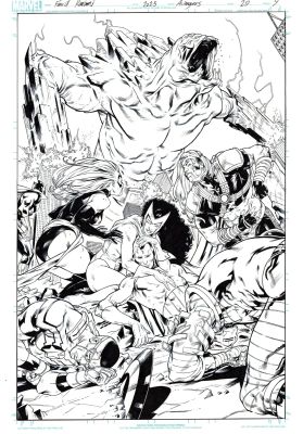 Farid Karami | Avengers Splash Scarlet Witch - Issue 29 | ComicArtFans Classifieds