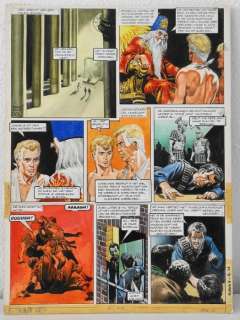 Trigië - Originele pagina - De microscopische wereld (Journey to Orcadia) - (1973) | Catawiki