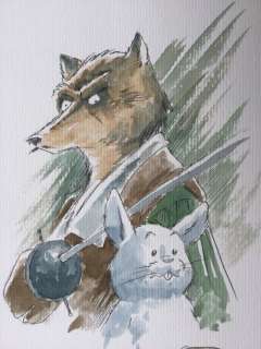 De Cape et de Crocs  - Illustration Couleurs  sur Papier Vergé Épais | Catawiki