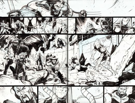 Alex Lins | Ultimate Wolverine Dps | ComicArtFans Classifieds