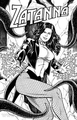 Brendon Fraim, Brian Fraim | 11X17 Zatanna with Logo #3 | ComicArtFans Classifieds