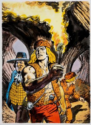 Lot 20 - Truscia Manlio - "Il Grande Blek - Agguato sul fiume rosso ", 2020 | Urania Casa d’Aste