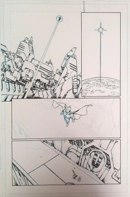 Jesus Saiz | Brave And the Bold (Dr. Fate And Green Lantern) | ComicArtFans Classifieds