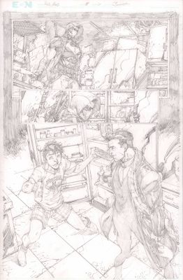 Brett Booth | Red Hood #48 Page 6 | ComicArtFans Classifieds