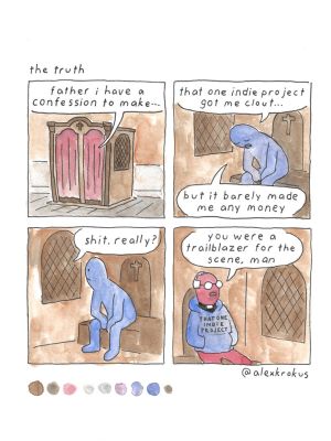 Alex Krokus | Loud & Smart & In Color - The Truth | Athenaeum Comic Art