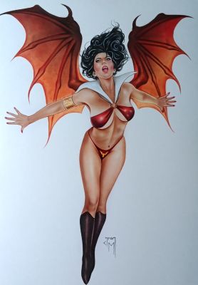 Jean Medeiros | Vampirella Pin Up | Raremarq (Buy It Now)