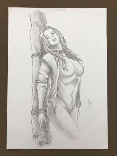 Batista, Adriano - Dessin original - Jungle Girl / Fille sauvage (2016) | Catawiki