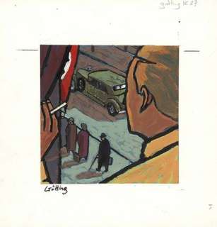 Jean-Claude GÖTTING (né... - Lot 133 - La découverte de la saucisse au curry Acrylique sur...