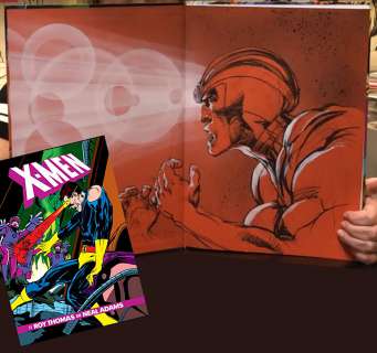 Neal Adams - X-Men by Roy Thomas & Neal Adams Gallery Edition Hardcover with Havok Original Art Inside