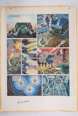 Ron Smith 2000 AD Prog #715 The Golden Fox Rebellion Colour Story Pages (Fleetway, 1991) Total 4 | Stanley Gibbons Baldwin’s
