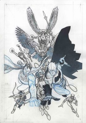 Justice League Unlimited prelim by Simone Bianchi | DiTullio Art Collective